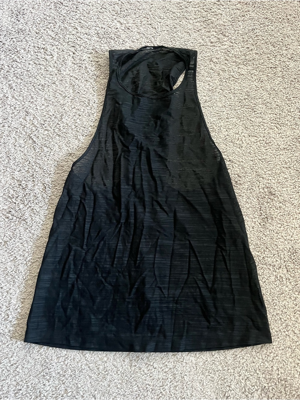 Lululemon Black Mesh Tank